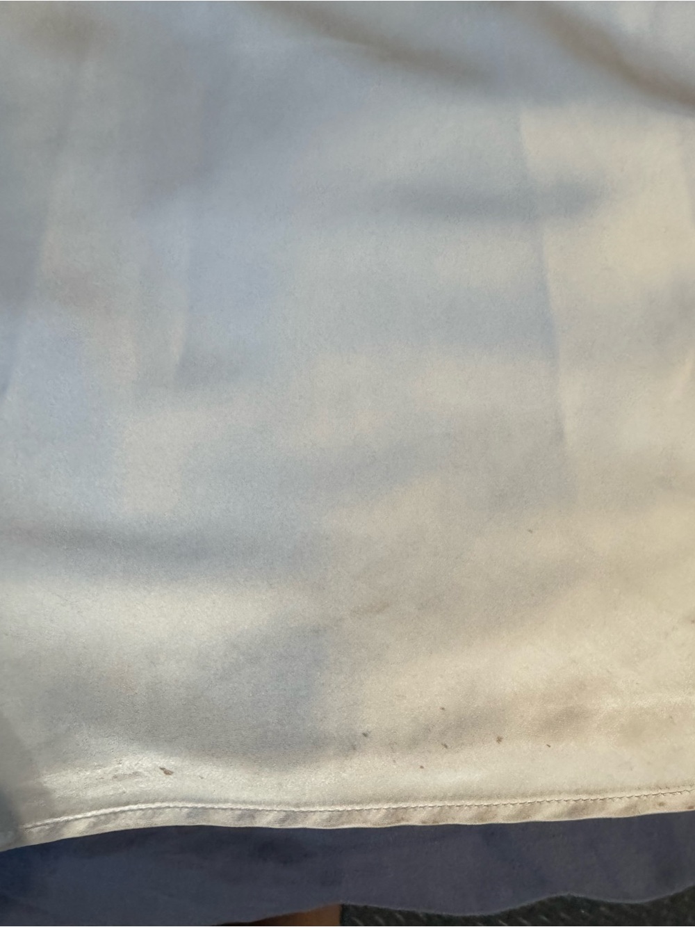 Zara Cream Satin Slip Maxi Dress - Picture 7 of 8